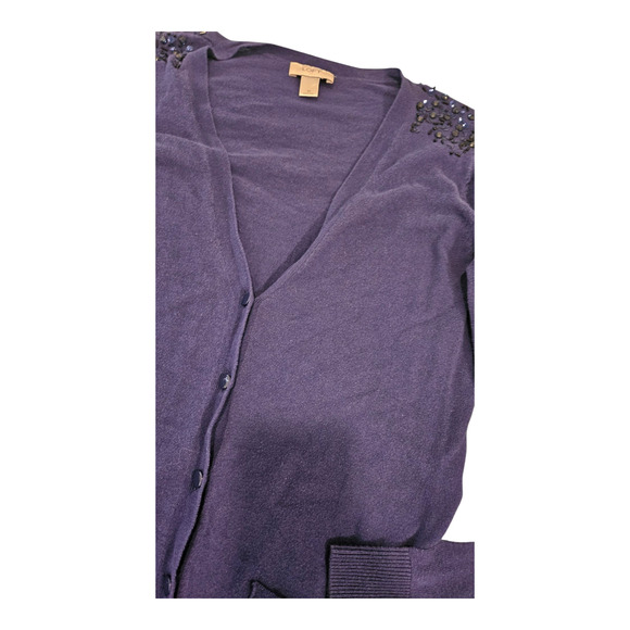 LOFT Medium Long Sleeve Button Up Cardigan - Picture 2 of 8